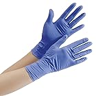 [ミドリ安全] ニトリル 手袋 作業用 ニトリルゴム 滑り止め ベルテ701H 厚手 粉なし ブルー L 100枚