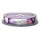 SmartBuy 10-disc 50 GB 6 x Blu - ray BD - R DL 2層ダブルレイヤロゴトップサーフェス空白データビデオを書き込み可能なメディアディスクCakebox /スピンドルパック