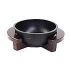 業務用 鉄焼 ビビンバ鍋16 (木枠付き) 保温調理鍋