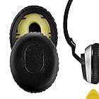 Geekria QuickFit イヤーパッド 互換性 パッド ボーズ Bose On-Ear OE, OE1 ヘッドホンに対応 イヤパッド/イヤークッション/イヤーカップ (プロテインレザー/ブラック)