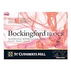 Bockingford マルマン 水彩紙 セントカスバーツ ボッキングフォード ブロック 31×23cm 300g/m2 極細 12枚入 45130001011C