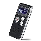 コンパクト ボイスレコーダー 外部マイク 内蔵スピーカー MP3/WMA コンパクト