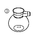 ツインバード部品：ガラスサーバー（ＣＭ?ＡＦ６７）/48503 コーヒーメーカー用
