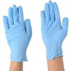 川西工業 ニトリル 極薄手袋 ストロング 粉なし 100枚入 #2037 ブルー SS