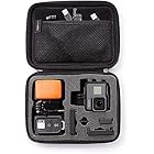 Amazonベーシック カメラケース（GoProカメラ用）キャリングケース 無地 Sサイズ 小 ブラック