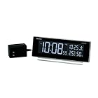 セイコークロック(Seiko Clock) 目覚まし時計 電波 デジタル 交流式 カラー液晶 シリーズC3 銀色 メタリック DL207S SEIKO