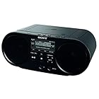 ソニー AUX CDラジオ ZS-S40 : FM/AM/ワイドFM対応 ブラック ZS-S40 B