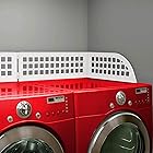 Haus Maus - オリジナルランドリーガード - 洗濯機/乾燥機の後ろに洗濯物が落ちるのを防ぎます - マグネット式 - ほとんどのフロントロードマシンにフィット - 50インチ x 21インチ x 8インチ 北米製