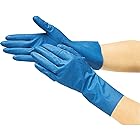 TRUSCO(トラスコ) まとめ買い 耐油耐薬品ニトリル薄手手袋 (10双組) Lサイズ ブルー DPM2364-10P