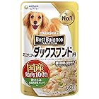 ベストバランス 国産鶏ささみ入り パウチ ミニチュアダックス用 60g×12個 (ケース販売)