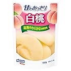 はごろも 甘みあっさり 白桃(パウチ) 180g×4個 (4249)