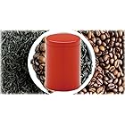 国産 コーヒー＆ティー キャニスター【Coffee&Tea canister】200-250g　防湿リング保存缶／レッド