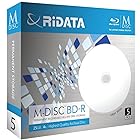 ライテック製 RiDATA 半永久保存 M-DISC BD-R 4倍速 25GB スリムケース 5枚パック M-BDR25GB.PW5P