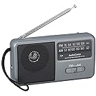 オーム電機 ポータブルラジオ AM/FM コンパクトラジオ RAD-F1771M 07-9721 シルバー