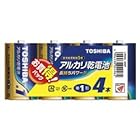 【東芝】アルカリ乾電池 単１形 ４本入 ＬＲ２０Ｌ４ＭＰ ×５個セット