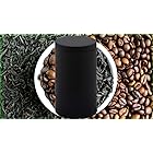 国産 コーヒー＆ティー キャニスター【Coffee&Tea canister】400-500g　防湿リング保存缶／ブラックマット／つや消し