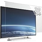 サンワダイレクト 液晶テレビ保護パネル 32インチ 対応 アクリル製 テレビカバー クリア 200-CRT012