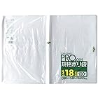日本サニパック 規格袋 18号 透明 100枚