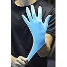 川西工業 ニトリル使いきり極薄手袋 粉無 100P ブルー LL #2041