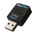 NESDR Nano 2+極小ブラックRTL-SDR USBセット（RTL2832U + R820T2）、超低位相ノイズ0.5PPM TCXO＆MCXアンテナ付き。 ソフトウェア無線、DVB-TおよびADS-B互換、ESDセーフ
