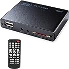 サンワダイレクト メディアプレーヤー HDMI/RCA出力 USBメモリ/SDカード対応 MP4再生 オートプレイ機能 HDMIケーブル付属 400-MEDI020H