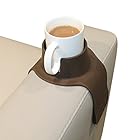HIT PRODUCTS CouchCoaster (カウチコースター) 椅子 ソファー でこぼれないカップホルダー - ドリンク、グラス、カップ アームレスト テーブル (ブラウン)