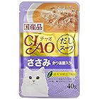 チャオ (CIAO) スープ ささみ かつお節入り 40g 16個セット