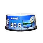 マクセル(maxell) 録画用 BD-R 標準130分 4倍速 ワイドプリンタブルホワイト 30枚スピンドルケース BRV25WPE.30SP