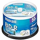 maxell 録画用 BD-R 標準130分 4倍速 ワイドプリンタブルホワイト 50枚スピンドルケース BRV25WPE.50SP