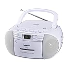 Audio Comm CDラジオカセットレコーダーホワイト 550W RCD-550Z-W