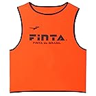 [フィンタ] FINTA サッカー フットサル ビブス ゲームベスト 大人用 番号なし (6100) オレンジ フリー サイズ FT6512