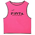 [フィンタ] FINTA サッカー フットサル ジュニアサイズ 少年用 フリーサイズ ビブス FT6554 1枚 番号なし 全8色 ゲームベスト 7200 ピンク