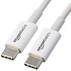 Amazonベーシック USB-C to USB-C 2.0 高速充電ケーブル 速度480Mbps USB-IF認証取得 Apple iPhone 15/iPad/Samsung Galaxy/タブレット/ノートパソコン用 1.8 m ホワイト