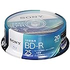 ソニー ブルーレイディスク BD-R 25GB (1枚あたり地デジ約3時間) 1回録画用 20枚入り 4倍速ダビング対応 ケース無し 20BNR1VJPP4