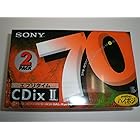 ソニー SONY CDix Ⅱ ハイポジション ハイポジ カセットテープ 70分 2PACK 2C-46CDX2C