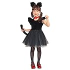 クリアストーン(Clearstone) コスプレ ハロウィン プティシャノワール 黒猫 猫 ねこ キャット キッズ 女の子 120cm ブラック 衣装 仮装 コスチューム