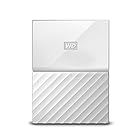 WD HDD ポータブル ハードディスク 3TB USB3.0 ホワイト 暗号化 パスワード保護 ( PS4 / PS4pro 対応) 3年保証 My Passport WDBYFT0030BWT-WESN