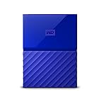 WD HDD ポータブル ハードディスク 3TB USB3.0 ブルー 暗号化 パスワード保護 ( PS4 / PS4pro 対応) 3年保証 My Passport WDBYFT0030BBL-WESN