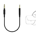 ケーブル ボーズ Bose SoundTrue/SoundTrue II around-ear,QC25 等対応ブルートゥースアダプターケーブルBluetoothレシーバー接続ケーブル(ブラック 25cm)