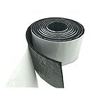 Tetedeer 床のキズ防止テープ 自由にカットして使用可 幅5cm 長200cm (ブラック)
