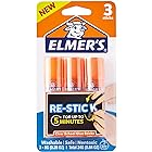 (エルマーズ) Elmer 's 乾くと色が消えるスティックのり パープル 貼りなおせるスティックのり付き、6本 + 1本セット 3パック