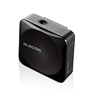 エレコム Bluetoothオーディオレシーバー お手持ちのイヤホンを簡単無線化 スクエアタイプ ブラック LBT-PAR01AVBK