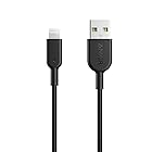 Anker PowerLine II ライトニングUSBケーブル【Apple MFi認証取得 / 超高耐久】iPhone / iPad / iPod各種対応 (0.9m ブラック)