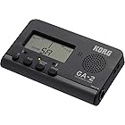 KORG ギター/ベース用チューナー GA-2 個人練習に最適 多弦ギター 多弦ベース フラットチューニング ロングスケールにも対応 200時間連続稼働 軽量 コンパクト