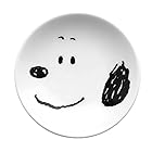 「 PEANUTS(ピーナッツ) 」 スヌーピー シンプルフェイス スタンダード ミニプレート 皿 直径10.5cm 白 612105