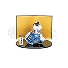[薬師窯] 五月人形 日本製 端午の節句 ミニ コンパクト 手のひらサイズ 陶器 染錦 鯉のぼり桃太郎