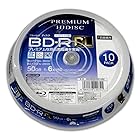HIDISC 6倍速対応BD-R DL 10枚パック50GB ホワイトプリンタブルハイディスク HDVBR50RP10SP