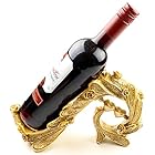 Anberotta アンティーク ワインホルダー ワインラック ワイン シャンパン ボトル ホルダー スタンド インテリア W35 (アンティーク・ゴールド)
