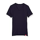 [グンゼ] インナーシャツ ホットマジック 柔らか温か VネックTシャツ MH1915 メンズ ネービーブルー 日本L (日本サイズL相当)