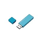 エレコム USBメモリ 32GB USB2.0 セキュリティ機能対応 ブルー MF-MSU2B32GBU